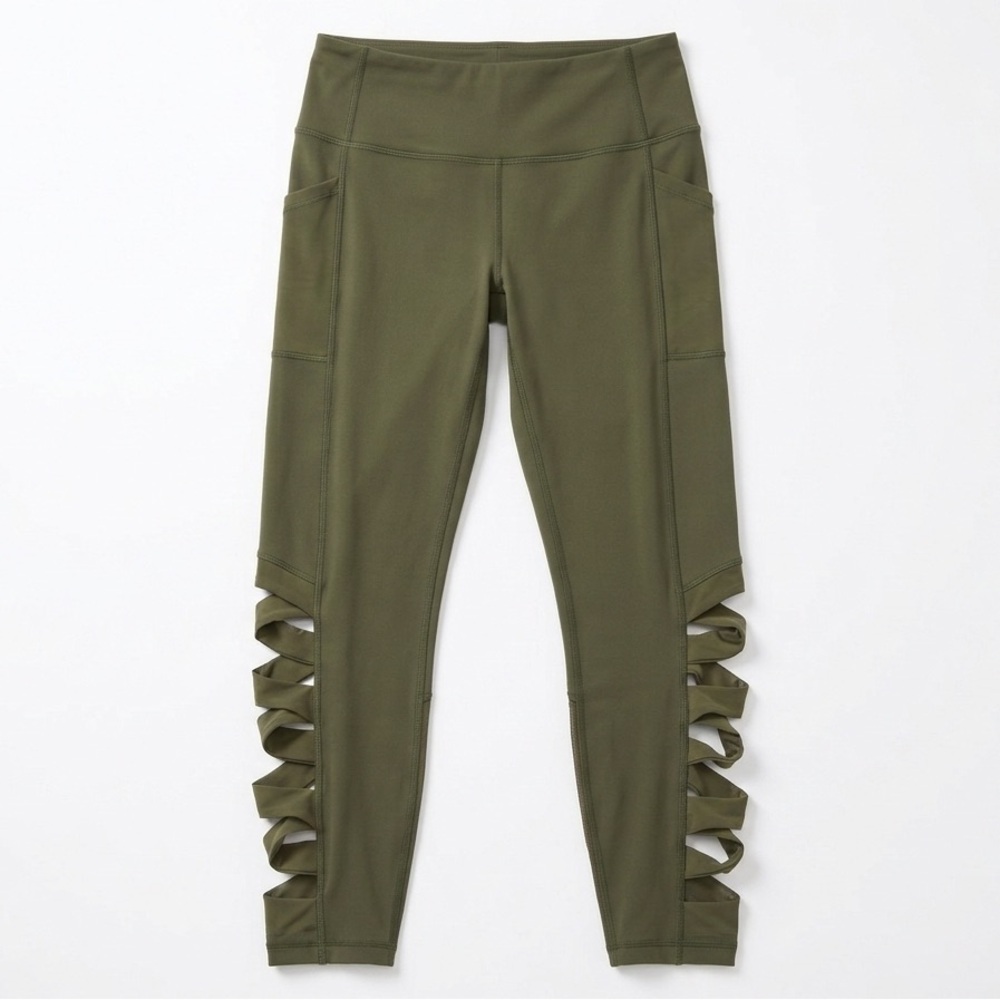 Victoria's Secret knockout leggings Olive Green Leggings